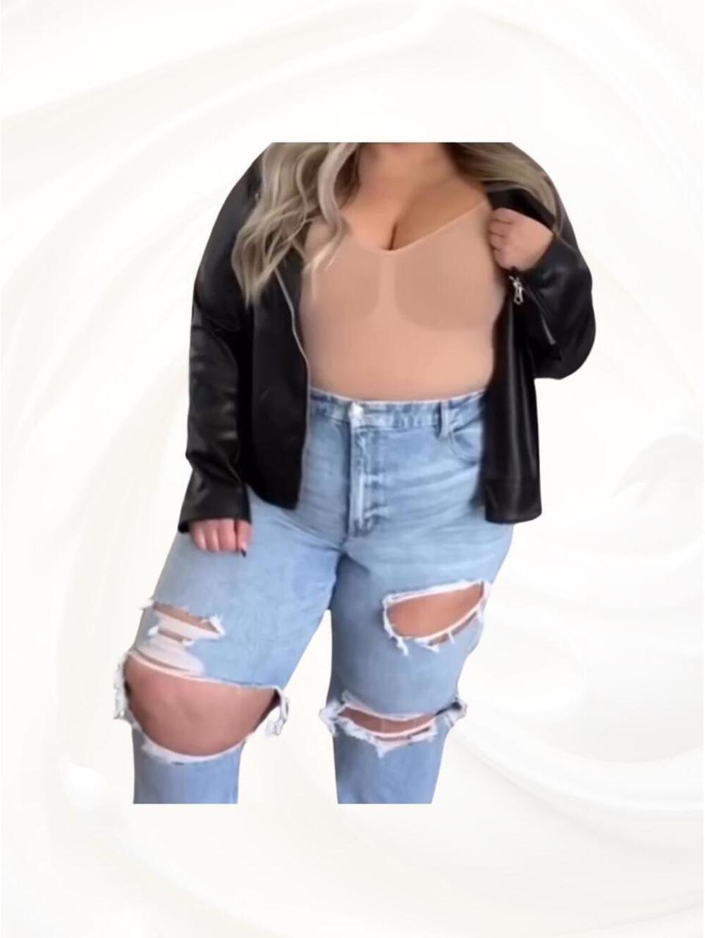 Popilush Tan shapewear bodysuit